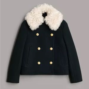 EVERYTHING MUST GO- Alfie Wool Peacoat
Classic Fit Coat NWT